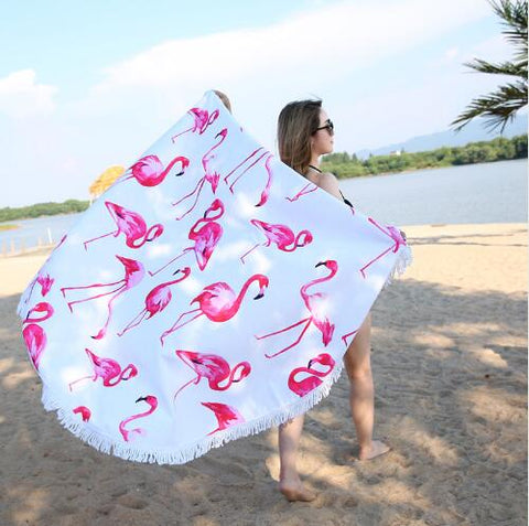Flamingo Beach Blanket