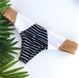 split triangle swimsuit