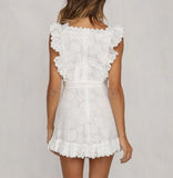 Water Soluble Embroidered Lace Dress