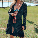 Summer Swimsuit Hollow Knit Beach Bikini Cover Up 2020