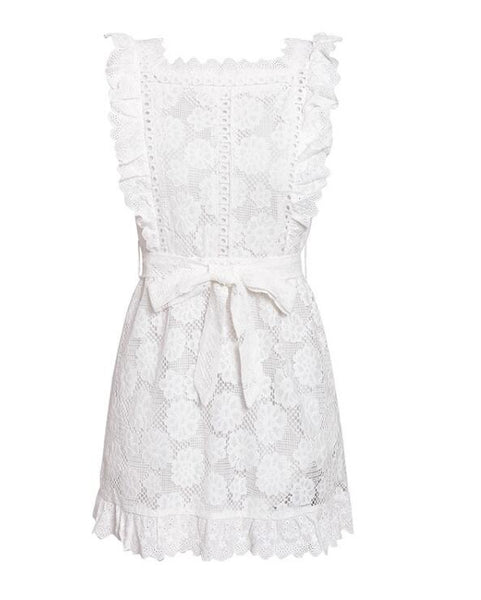Water Soluble Embroidered Lace Dress